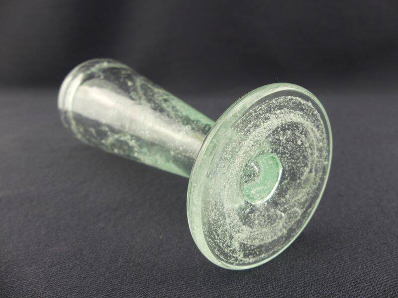 6 bubble glass champagne flutes
