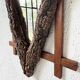 Rustic mirror wood 1900 folk art