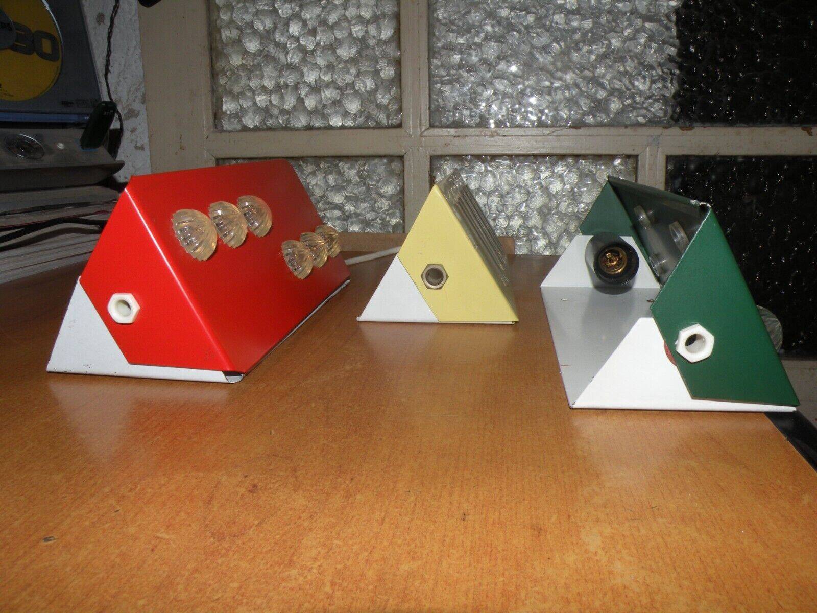 Three Sconces 1960-70, design "Anvia by JJM Hoogervorst" Netherlands