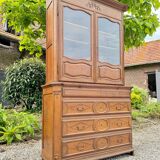 Impressive Castle Commode Forming Showcase From Louis XIV XVIII Eme Century