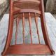 4 chaises paillées Louis-Philippe en bois fruitier