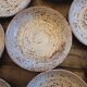 8 handmade soup plates in speckled stoneware – Ø 19.5 cm