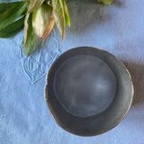 Large napkin ring in antique silver metal