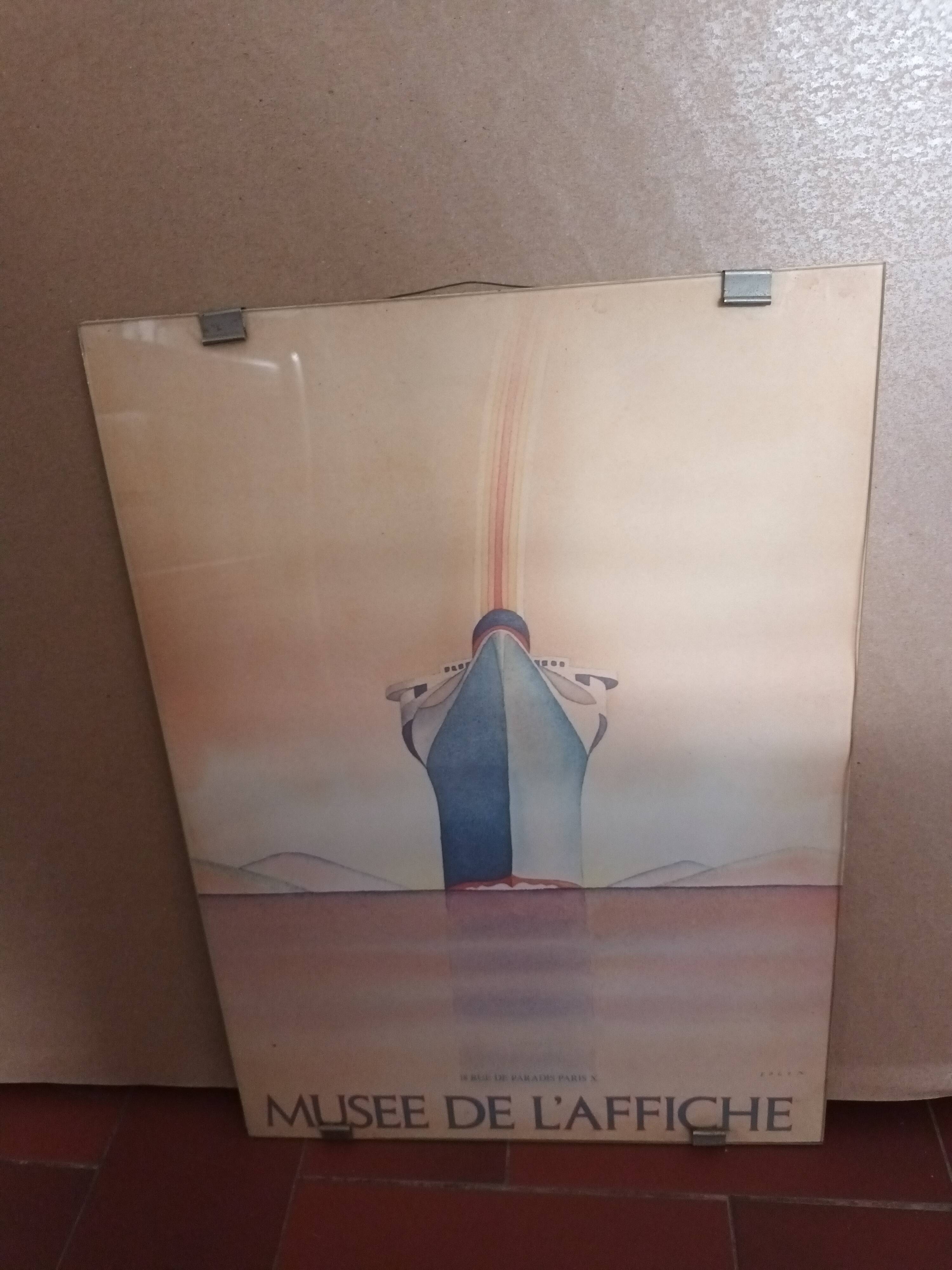 Affiche Folon paquebot