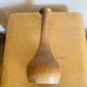 Vintage speckled brown stoneware soliflore vase – 1960s/70s