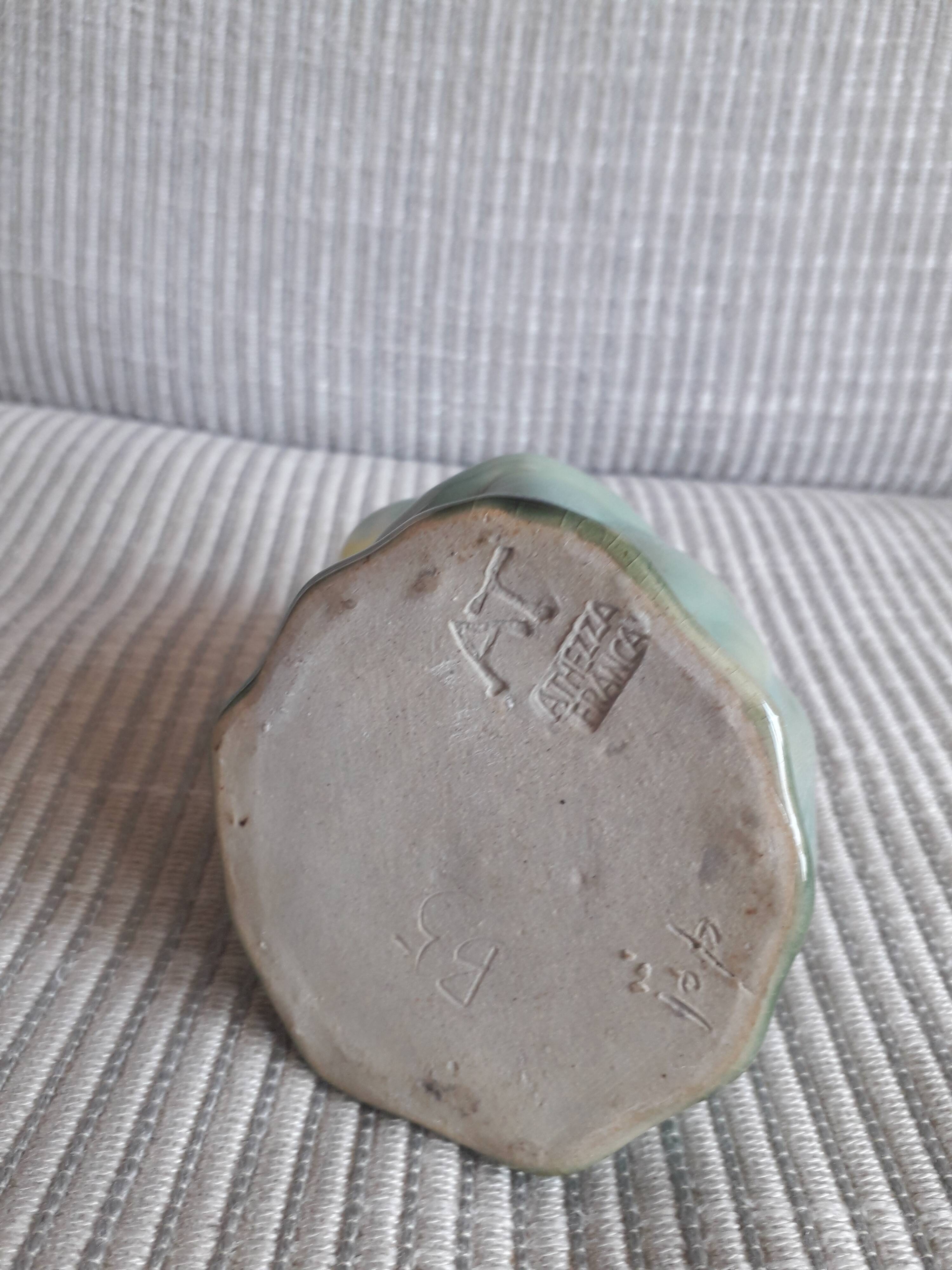 Vintage ceramic frog