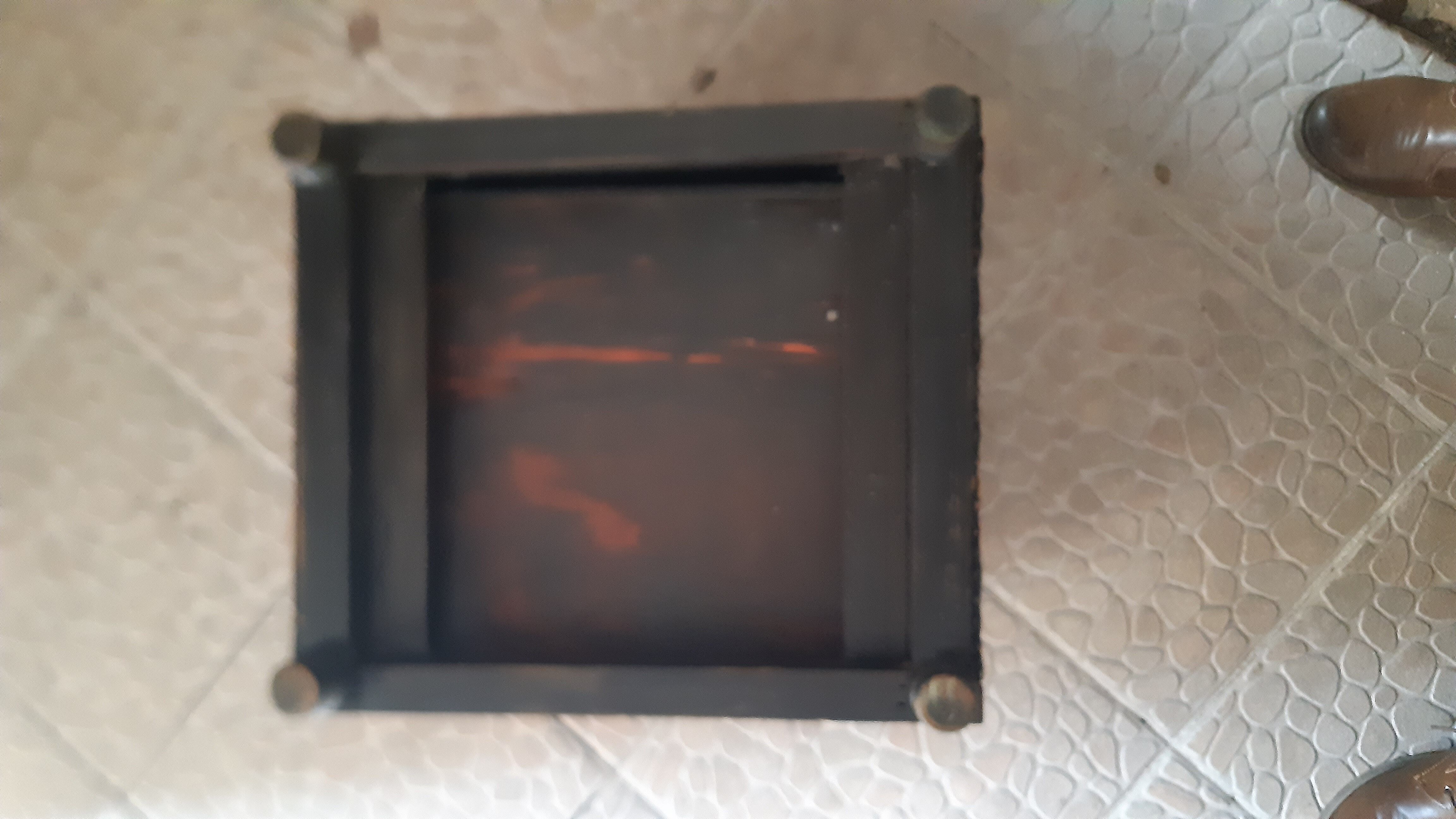 Wooden chest and braided rice straw