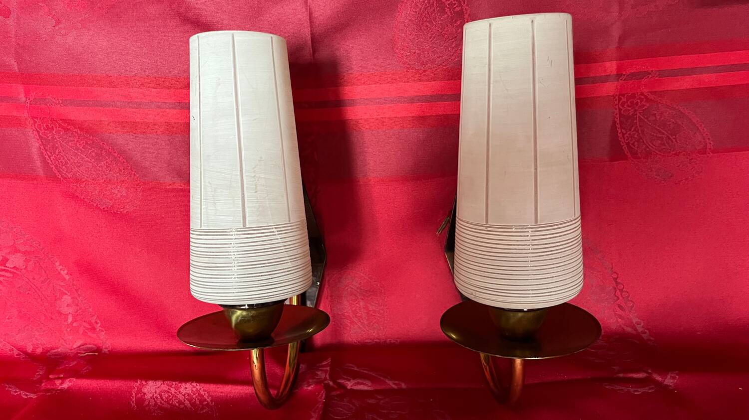 Pair of wall lights 1950
