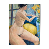 Woman on a couch