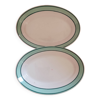 2 Raviers St Amand. Model Amanda. White, water green surround.