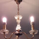 Lustre laiton et verre