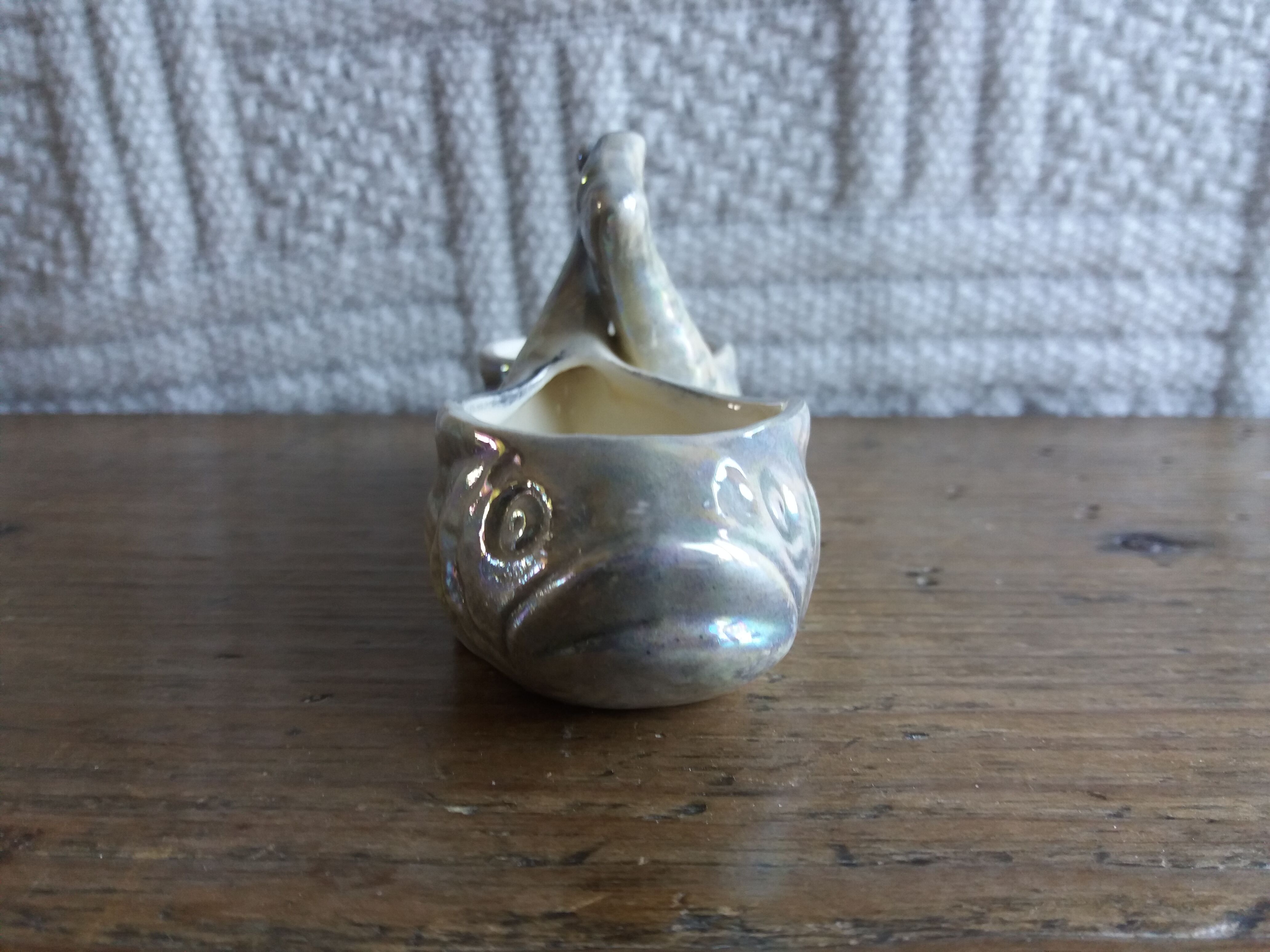Mustard pepper salt shaker fish shape