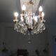 Antique chandelier with tassels
