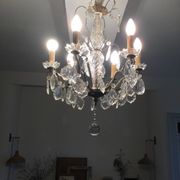 Antique chandelier with tassels