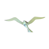 Mouette en laiton doré