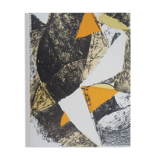 Marino marini: horse and rider - original lithograph