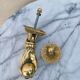 Antique solid brass door knocker
