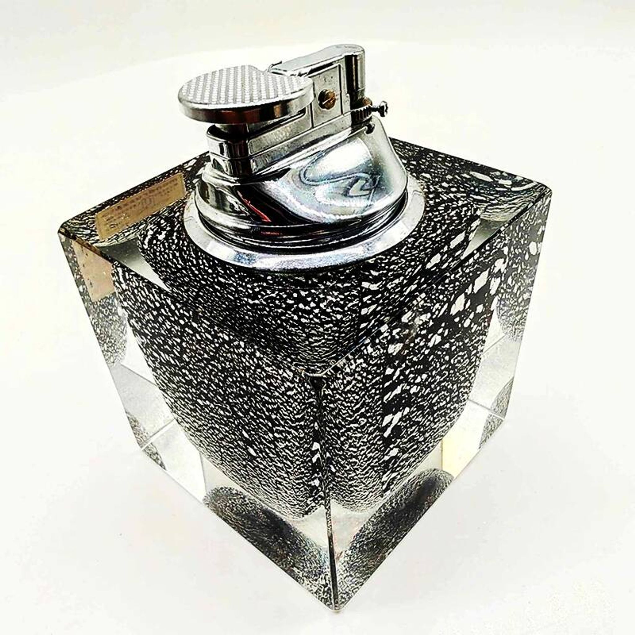 1970 rare Murano glass lighter by Mandruzzato