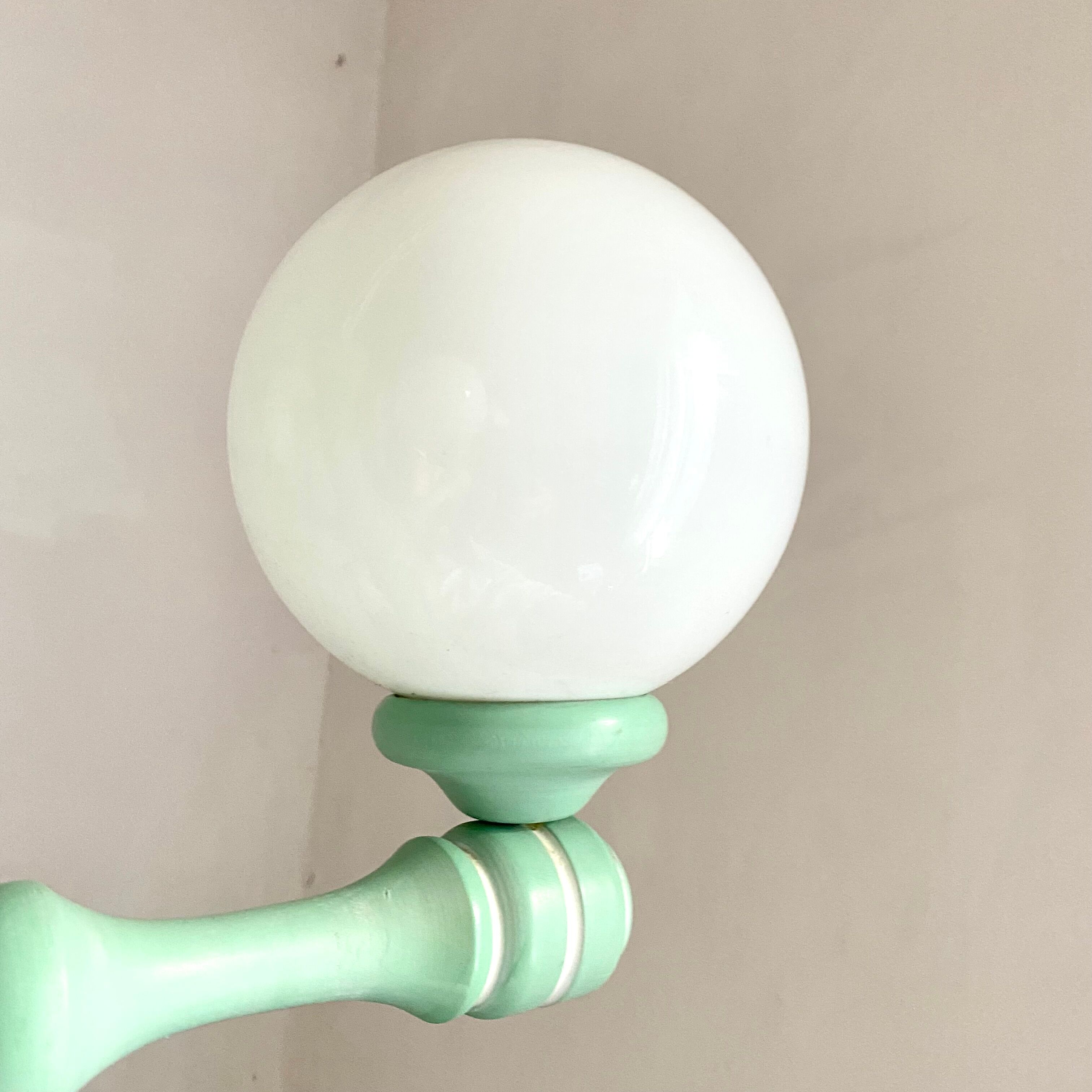Lustre vintage globes années 80
