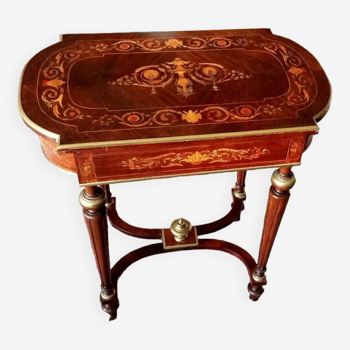 Work table/dressing table marquetry directory