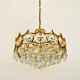 Chandelier en verre cristal par Palwa