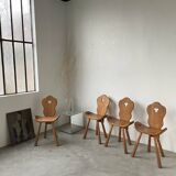 Oak mountain chalet chairs