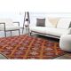 1970s Vintage Turkish Hand-Knotted Wool Cotton Red Area Rug 188x277