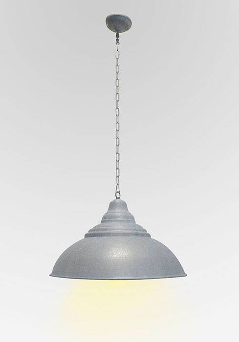 Barn style pendant light zinc hanging lamp