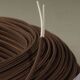 Ceramic lamp, new fabric cable, cotton lampshade.