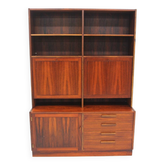 "Domi Monté" bookcase in rosewood, Nils Jonssons, Sweden, 1960