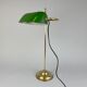 Art deco adjustable brass bankers table lamp, 1920's
