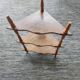 Wooden corner shelf: vintage