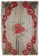 Tapis Hooked Antique Américain, Années 1920, Élégance Florale