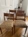 Lot of 4 teak chairs by Cees Braakman