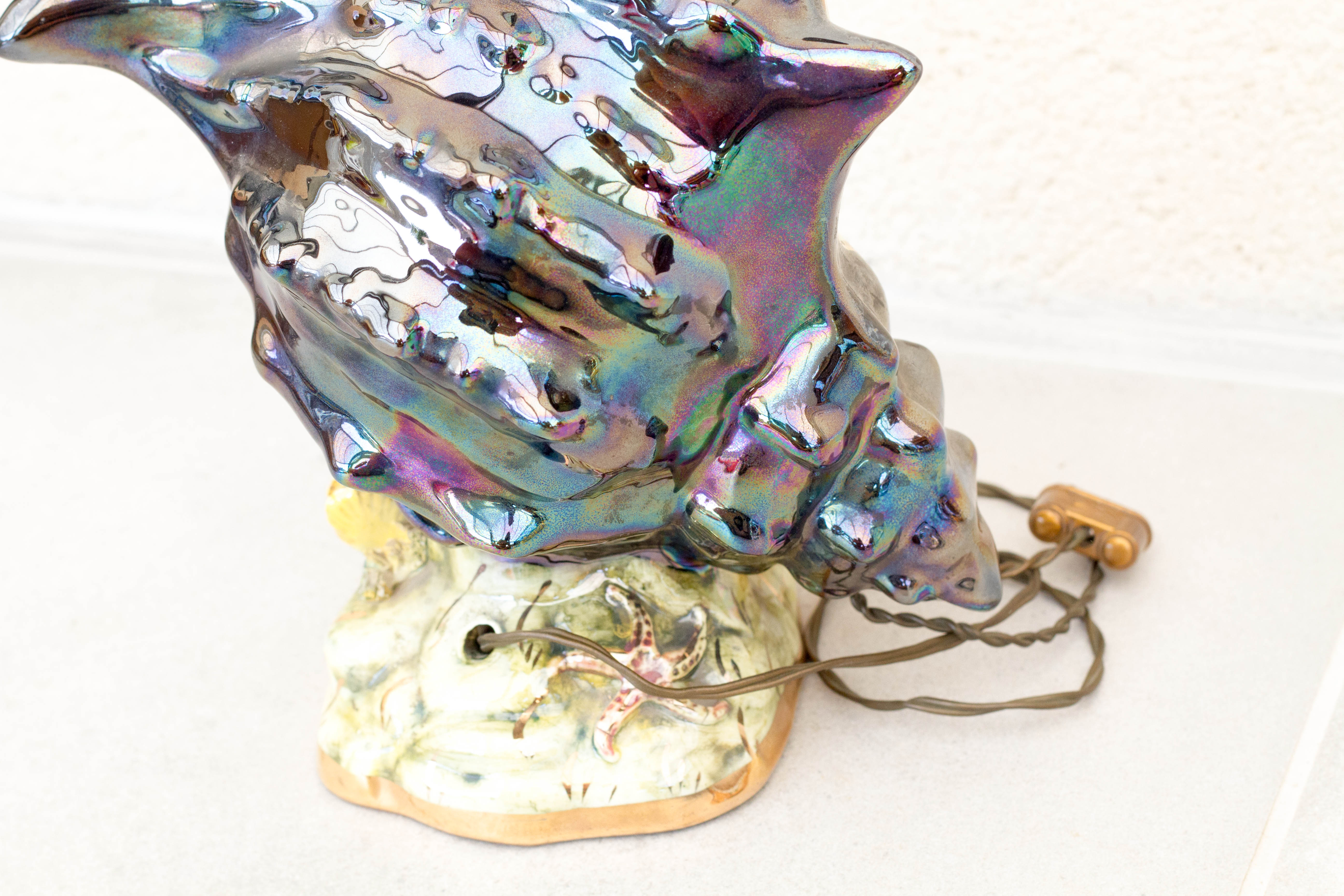 Monaco shell lamp from the 1950s