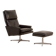 Danish vintage lounge chair with footstool, 1970s