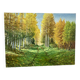 Green landscape signed in 2008