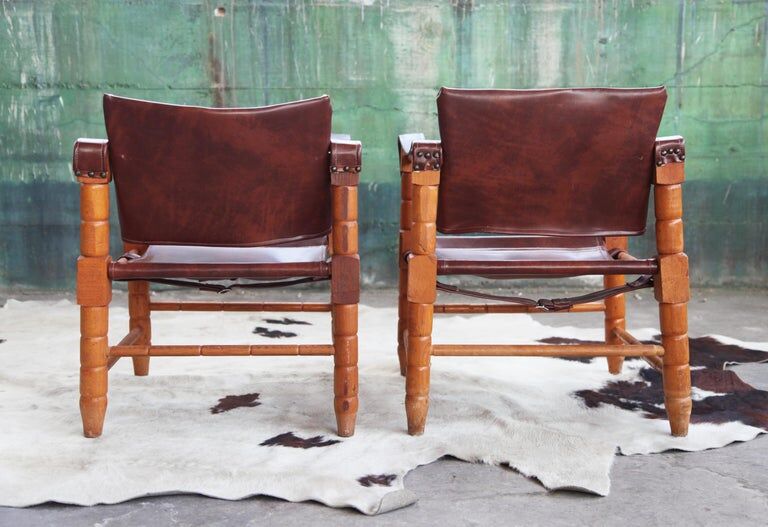 Mid-century chair pair