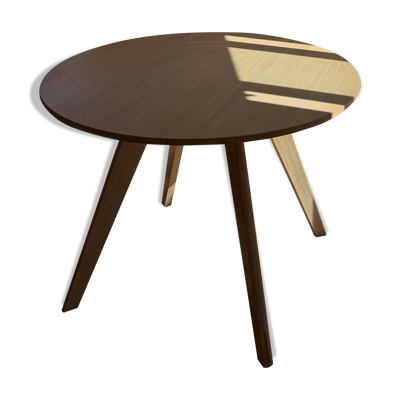 Table ronde Bolia Ø100 cm en chêne clair – très bon état