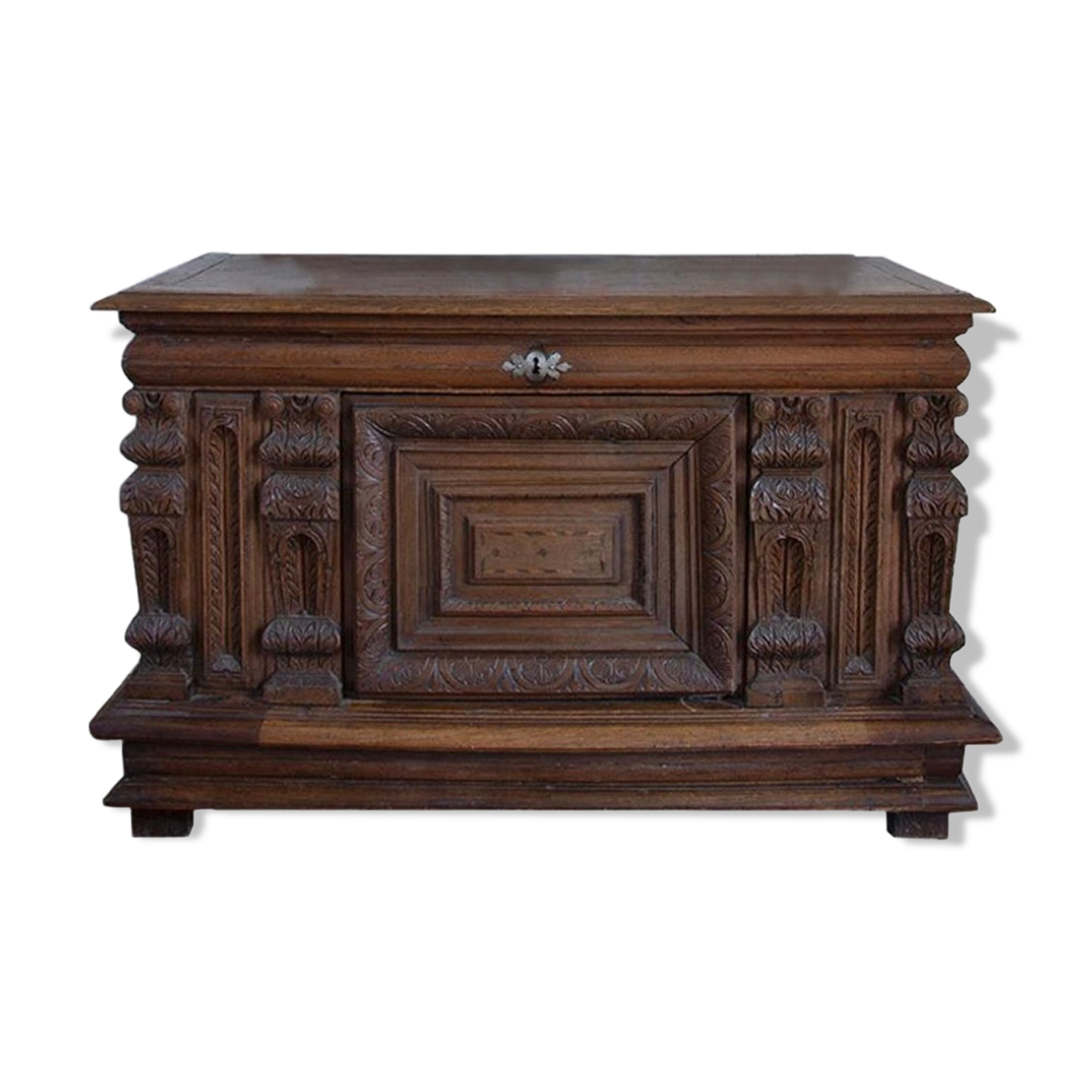 Chest, Wood, Neo-Renaissance style, nineteenth century