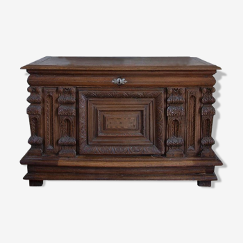 Chest, Wood, Neo-Renaissance style, nineteenth century