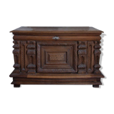 Coffre, bois, style néo-renaissance, xixème siècle