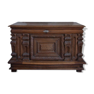 Chest, Wood, Neo-Renaissance style, nineteenth century