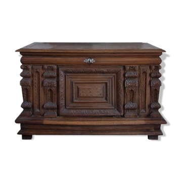 Chest, Wood, Neo-Renaissance style, nineteenth century