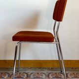 Chair fabric and chrome