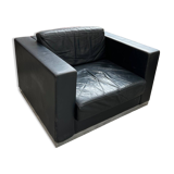 1980s leather armchair