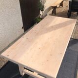 Solid wood dining table