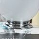 Plafonnier ou applique globe en verre opaline blanc 20 cm rosace chrome