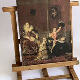 Old table easel, artist accessory