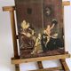 Old table easel, artist accessory